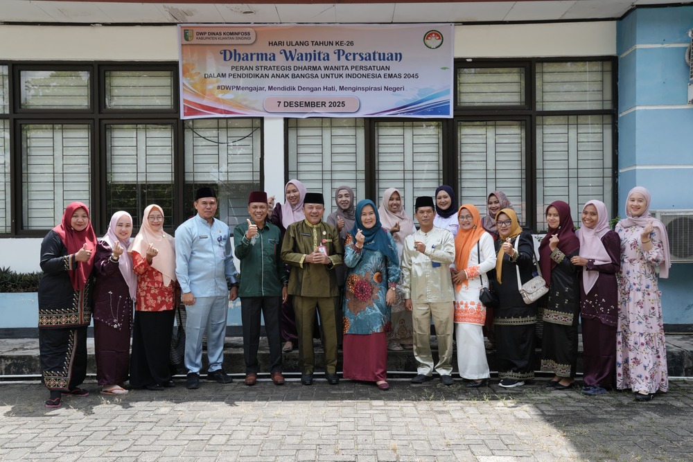 Awali Program Kerja, DWP Diskominfoss Kuansing Adakan Sillaturrahmi Perdana