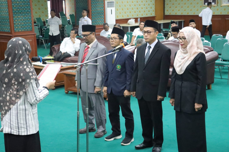 Putra Kampar Kiri Haris Simaremare Dilantik Jadi Wakil Rektor UIN Suska Riau