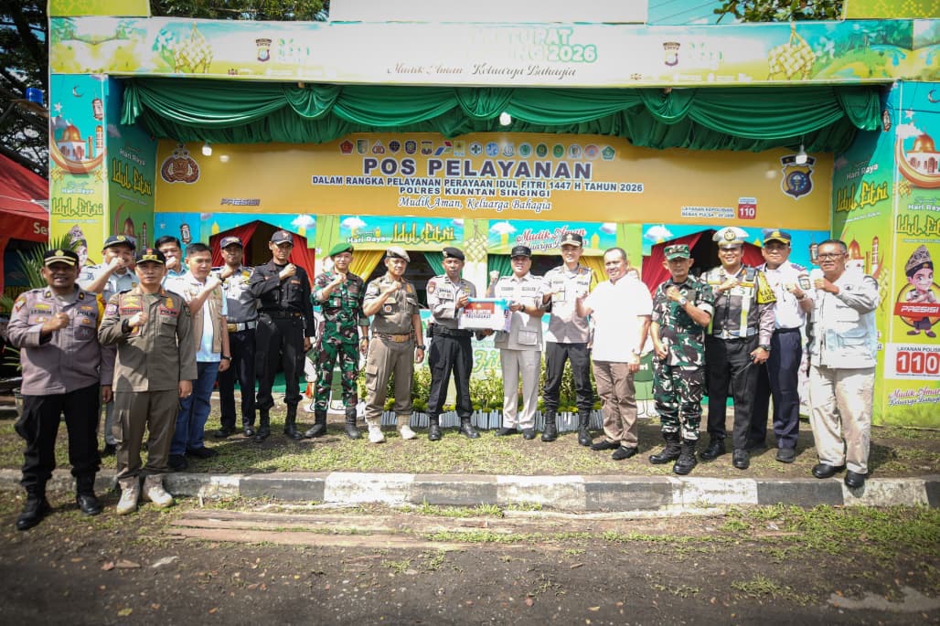 Poskotis Kuansing Siaga Mudik 24 Jam, Bupati Suhardiman, Lelah? Singgah, Istirahat Di Poskotis