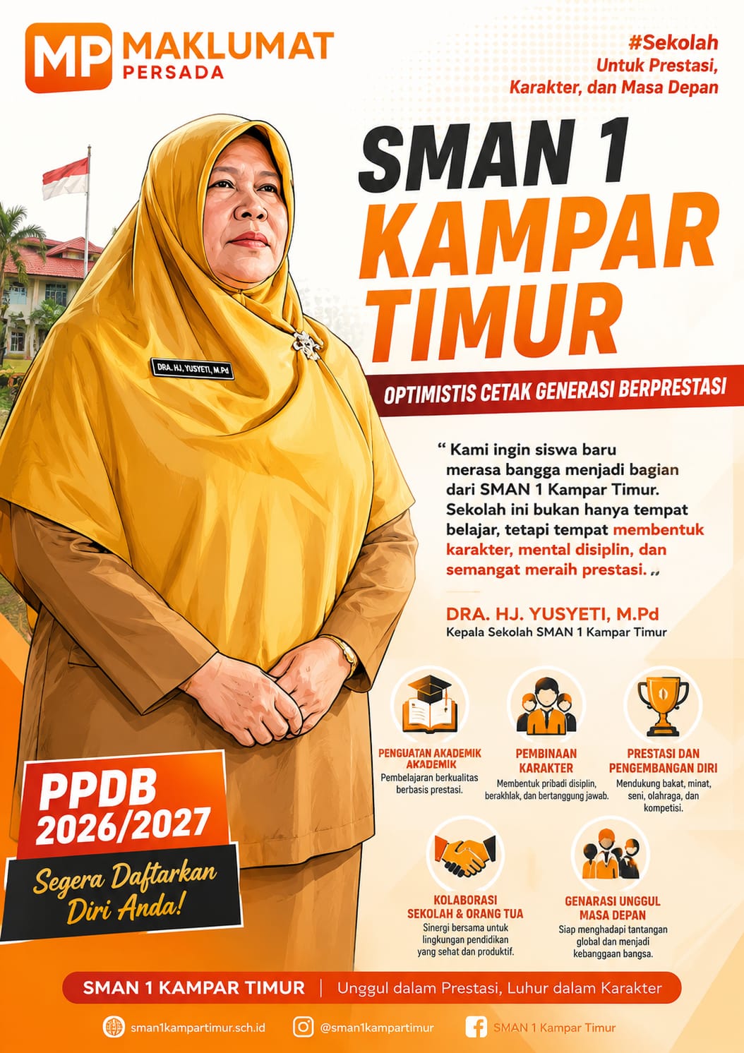 Bangun Generasi Hebat, SMAN 1 Kampar Timur Siap Cetak Siswa Berprestasi di Tahun Ajaran Baru