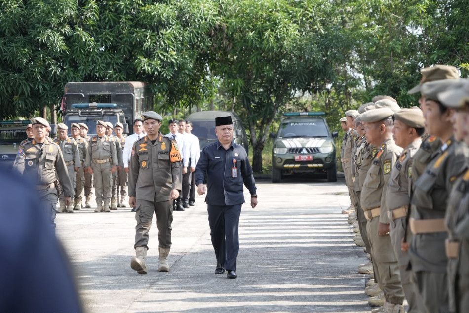 Alarm Pacu Jalur 2026 Dibunyikan, Pj Sekda Muradi Pimpin Gelar Pasukan Pengamanan