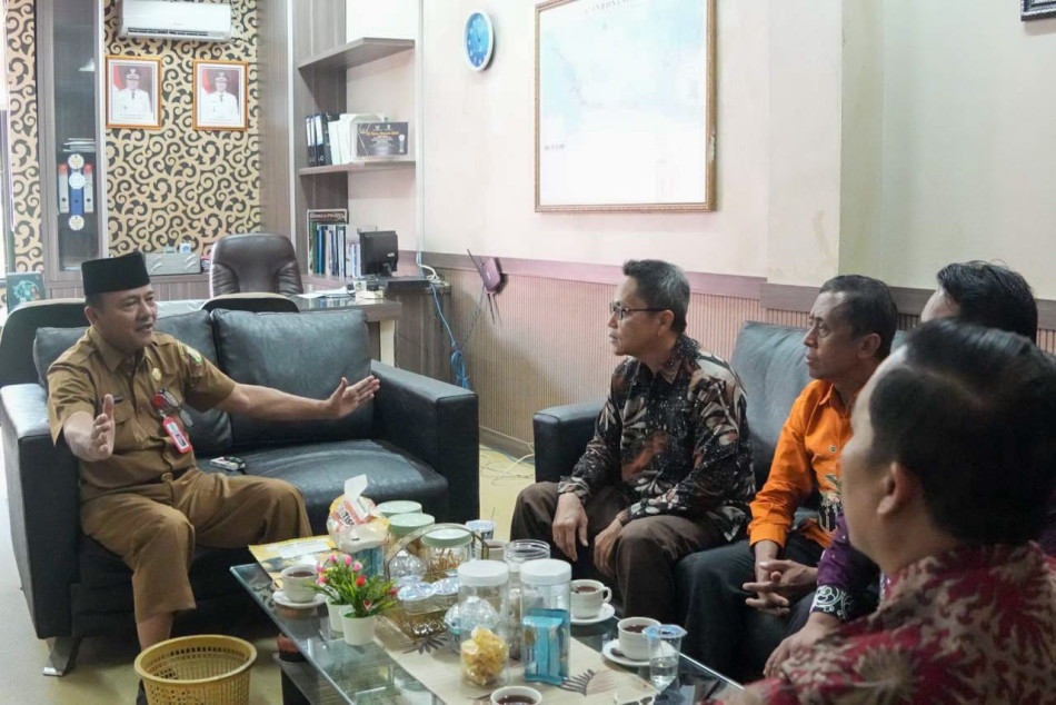 Koordinasi Lintas Sektoral, Ketua IKKS Inhil Temui Kadis Kominfo