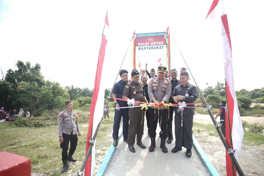 Jembatan Merah Putih Presisi Resmi Difungsikan, Plh Sekda: Investasi Besar untuk Masa Depan Kuansing