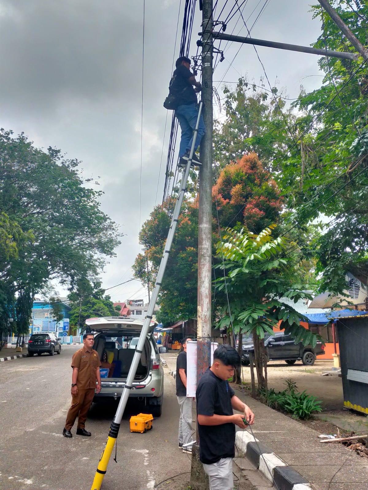 Respon Pengaduan Masyarakat, Kominfo Kuansing Pulihkan Jaringan Internet MPP Teluk Kuantan