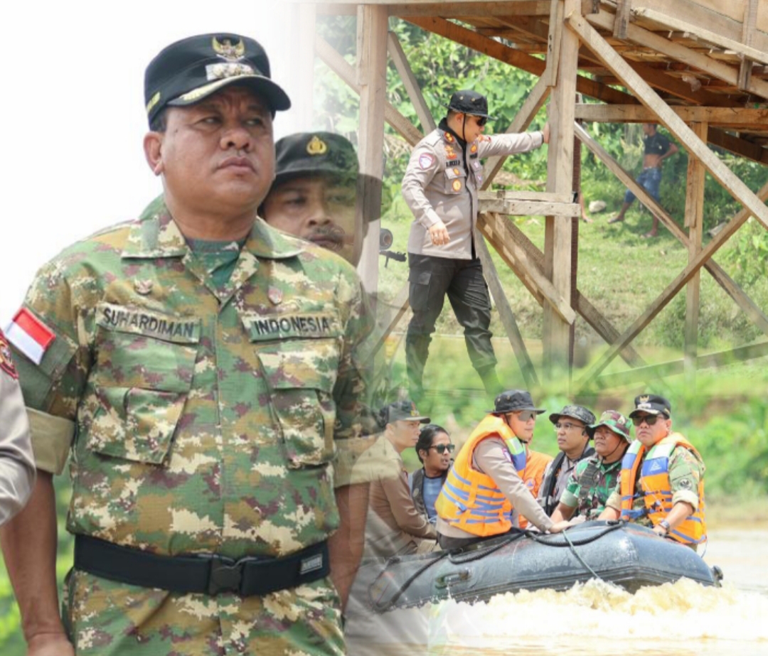 Bupati Kuansing Nyatakan Perang terhadap PETI, 43 Rakit Ilegal Dihanguskan