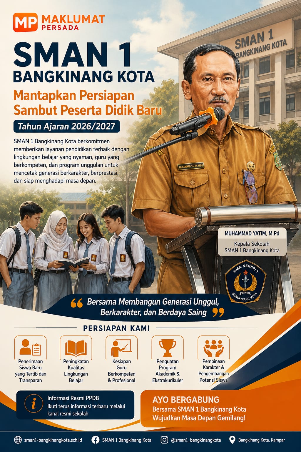 SMAN 1 Bangkinang Kota Perkuat Persiapan Sambut Tahun Ajaran Baru 2026/2027