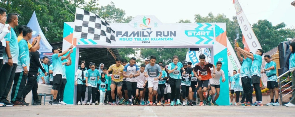 Pjs Bupati Kuansing Lepas Family Run dalam Peringatan HKN Ke-60