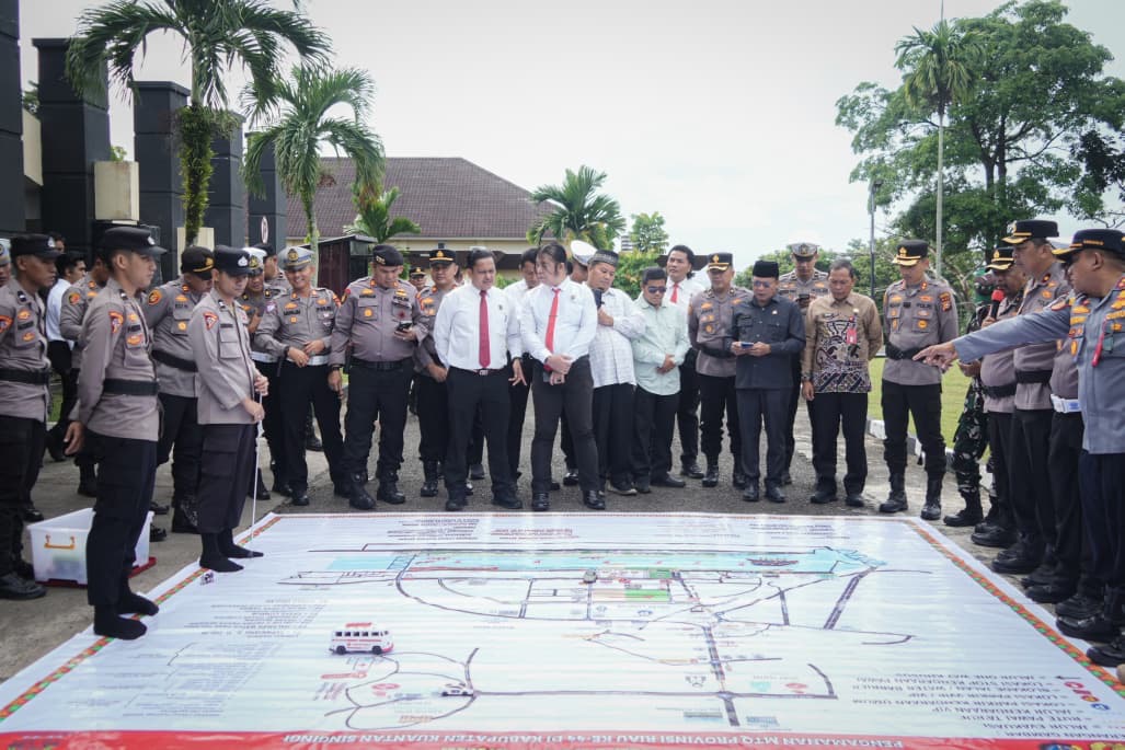 MTQ Riau di Depan Mata, Simpang STM Ditutup Total, Jalur 2 Teluk Kuantan Berlaku Contra Flow!