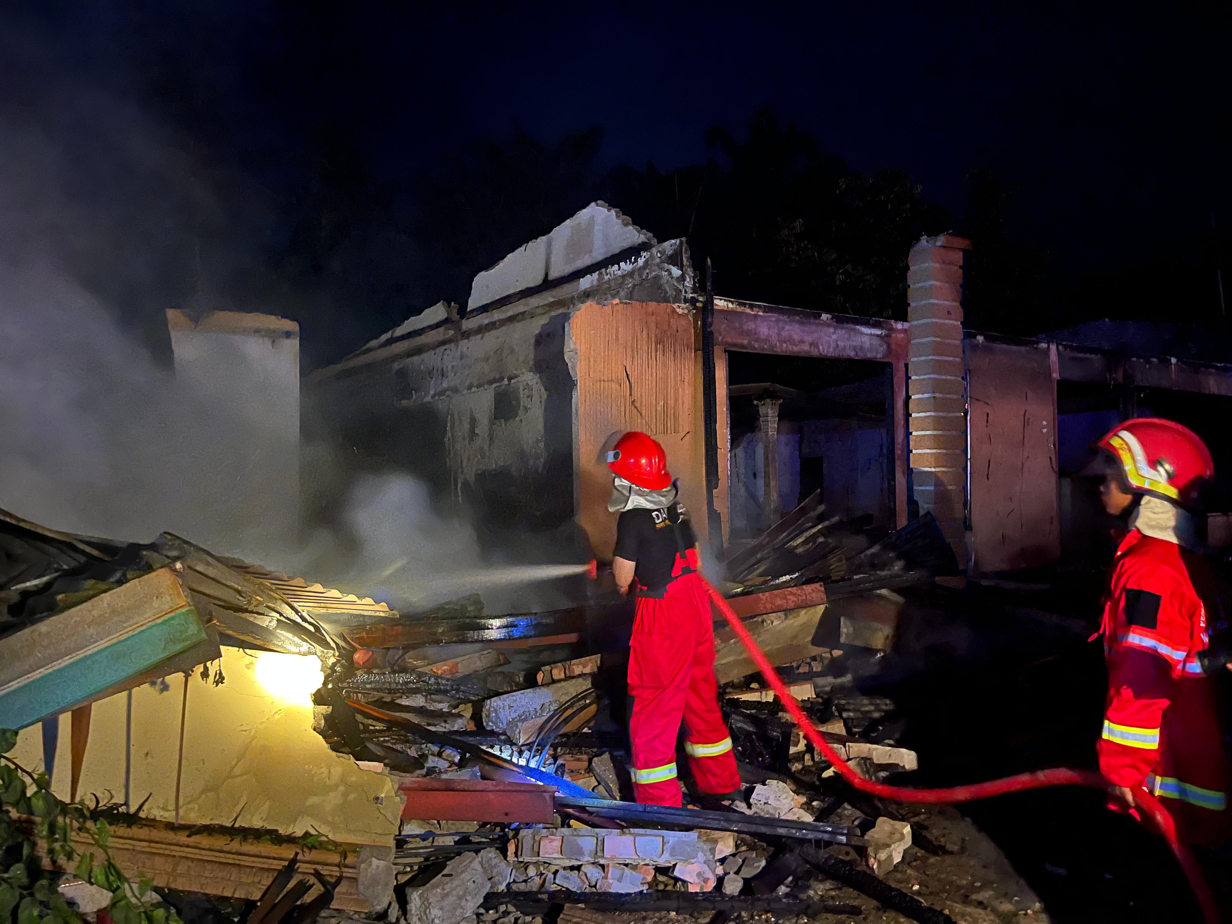 Rumah Makan Liza Ocu di Singingi Hilir Terbakar, Kerugian Ditaksir Rp300 Juta