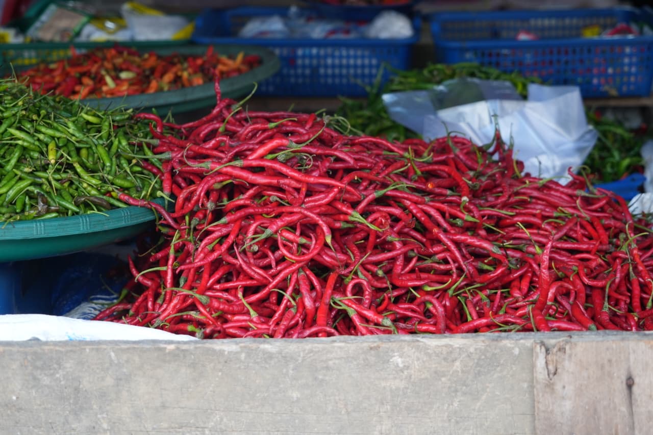 Harga Cabe Turun, Inflasi Terjaga